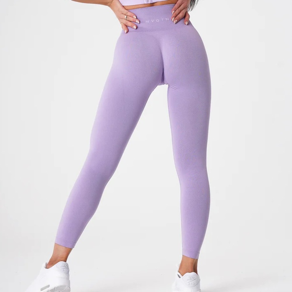 NVGTN- Never Worn- Lilac NV Seamless Leggings